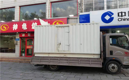 鸡东出租发电机施工案例